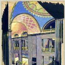 Fisher Theatre, Detroit, MI Bret Eddy drawing