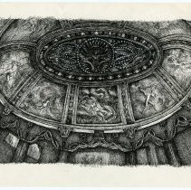 New Amsterdam Room, Drawing by Bret Eddy, 1978