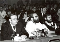 Bruce Fichandler, AAPA Past President (center with camera), 1975