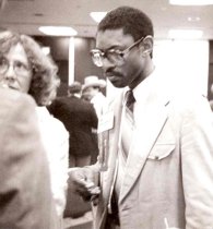 Wendell Wharton with Elizabeth Coyte, San Diego Conference, 1981