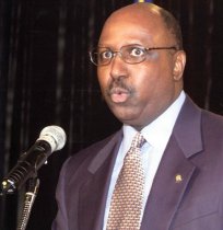 Unidentified speaker at AMA Reception, 2003