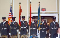 Color Guard, Memorial Day Ceremony, 1992