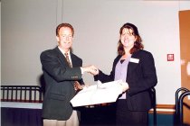 Don Pedersen with Timi Agar Barwick, 1998