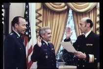 Swearing-in, unidentified/undated