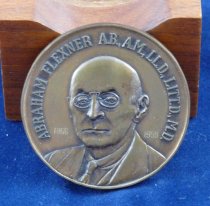 Close-up of Flexner award obverse