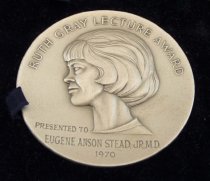Close-up of Gray medal obverse