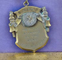 Close-up of medal