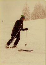 Nancy skiing