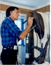 Artist with Sleeping Heron