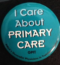 I Care about Primary Care Button