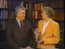 Footage of Libby Coyte Presenting President's Award to Senator Dick Clark