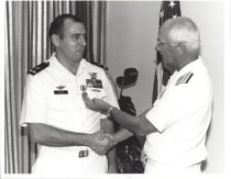 William Feyh receives Navy Achievement Award
