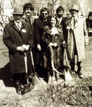 Members of the Veterans Caucus pose during VVM ground breaking ceremony