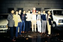 Kenneth Harbert with Veteran Friends at Dedication of Vietnam Veteran Memor