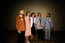 First Lady Rosalynn Carter Posing with Group, 1980