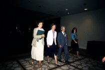 First Lady Rosalynn Carter Being Escorted by George McCullough, 1980