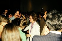 First Lady Rosalynn Carter Greeting Crowd, 1980