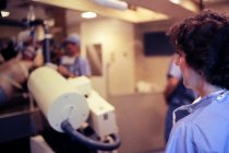 AAPA Promotional Photos - Esther Klinger with Medical Instrument, undated