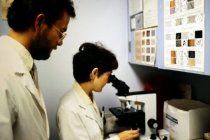 AAPA Promotional Photos - PAs at Microscope, undated