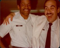 PAs Romney and David Mittman at Travis Air Force Base, 1979