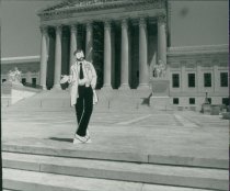 Chipper Wallet out and about in Washington DC, 1989