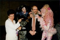 Two actors from CATS entertain AAPA conference attendees, 1996