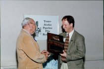 Trans-Alaska Pipeline PAs Reunion Award Being Presented, 1997