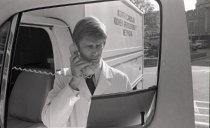 Mike Phillips with Kidney Donor Truck