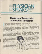 Physicians' Assistants: Solution or Problem?