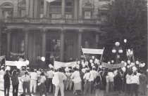 March on Trenton attendees listen to speakers