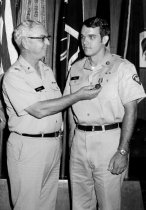 Ray Reed Receives Army Commendation Medal, 1972