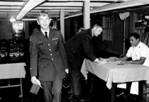 Hugh Hughes and Phillip Kerns Receive PA Program Medical Kits at MFSS, 1972