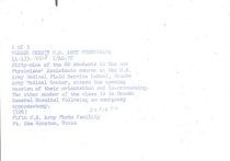 New Army PA Students Attend Orientation Session, 1972