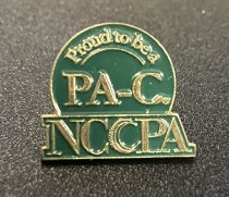 Proud to be a PA-C NCCPA Green Pin