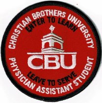 Christian Brothers University PA Program Patch