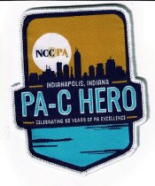 NCCPA PA-C Hero AAPA Conference Comemorative Patch