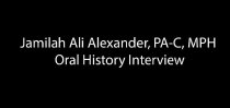 Jamilah Ali Alexander Oral History