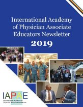 International Academy of Physician Associate Educators Newsletter 2019