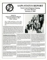 AAPA Status Report: North Central Regional Meeting