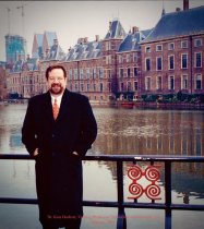 Kenneth Harbert in Front of the Hague, 2004
