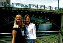 Sarah Lindahl and Sylvia Chen at AAPA Conference, 2008