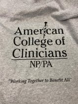 Gray American College of Clinicians T-Shirt