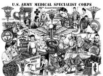 Medical Readiness Starts with Us print for 75th Anniversary of Army Medical Specialist Corps
