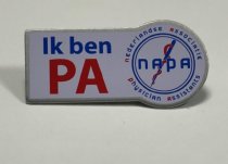 Netherlands Association o Physician Assistants Ik ben PA Lapel Pin