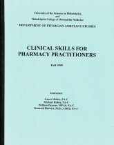 Clinical Skills for Pharmacy Practitioners Fall 1999