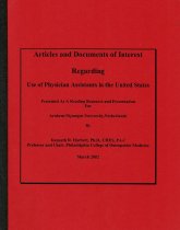 Articles and Documents of Interest Regarding Use of Physician Assistants in the United States