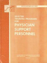 Selected Training Programs for Physician Support Personnel