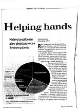 Midlevel Practitioners: Helping Hands