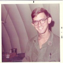 Navy Hospital Corpsman Alan Sams in Quang Tri, Vietnam, undated