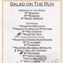 Menu Page